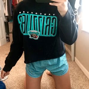Vancouver Grizzlies Cropped Sweatshirt